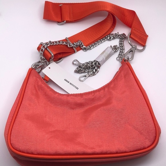 Urban Outfitters Coral Mini Shoulder or Crossbody Bag with Interchangeable Strap - Picture 1 of 6